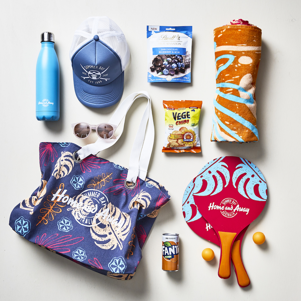 Join our free Home and Away Sampling Program. Partner with one of Australia’s most iconic television shows, Home and Away. The Home and Away showbag customer is a young female, working full-time and loves casual beach lifestyle and fashion.