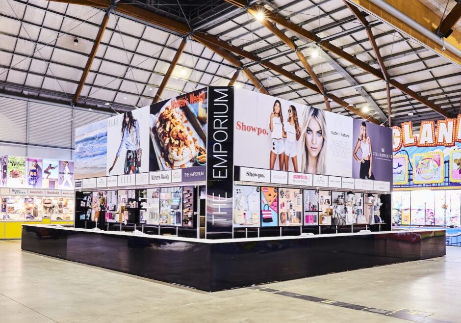 The Emporium, premium Showbag Stand at the Royal Shows retailing the best Style and Fashion, Beauty, Home and Lifestyle Showbags