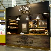 Stand Design and Build for George Weston Food's Abbott's Village Bakery Stand at the Sydney Royal Easter Show.