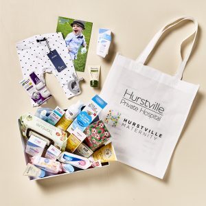 Hurstville Hospital Gift Bag. Partner with us to create a Gift Bag for your brand or event!