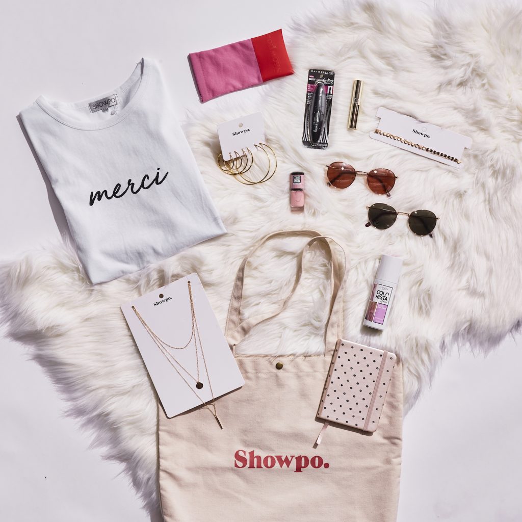 Showpo Branded Fashion Showbag with Chicane Marketing Showpo Branded Fashion Showbag with Chicane Marketing