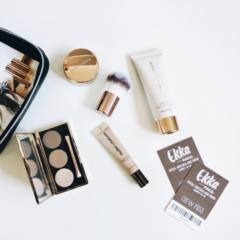 Nude by Nature Showbag featured in Social Influencer Campaigns by Chicane Marketing
